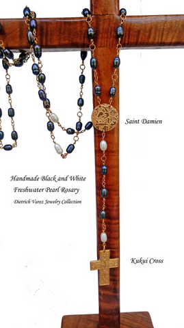 Saint Damien Rosary - Handmade in Hawaii